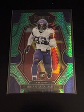 Brian Asamoah II 2022 Select Premier Dragon Scales Prizm /89 RC Vikings 165