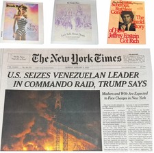 The New York Times Newspaper January 4 2026 SUNDAY US SEIZES VENEZUELAN Complete