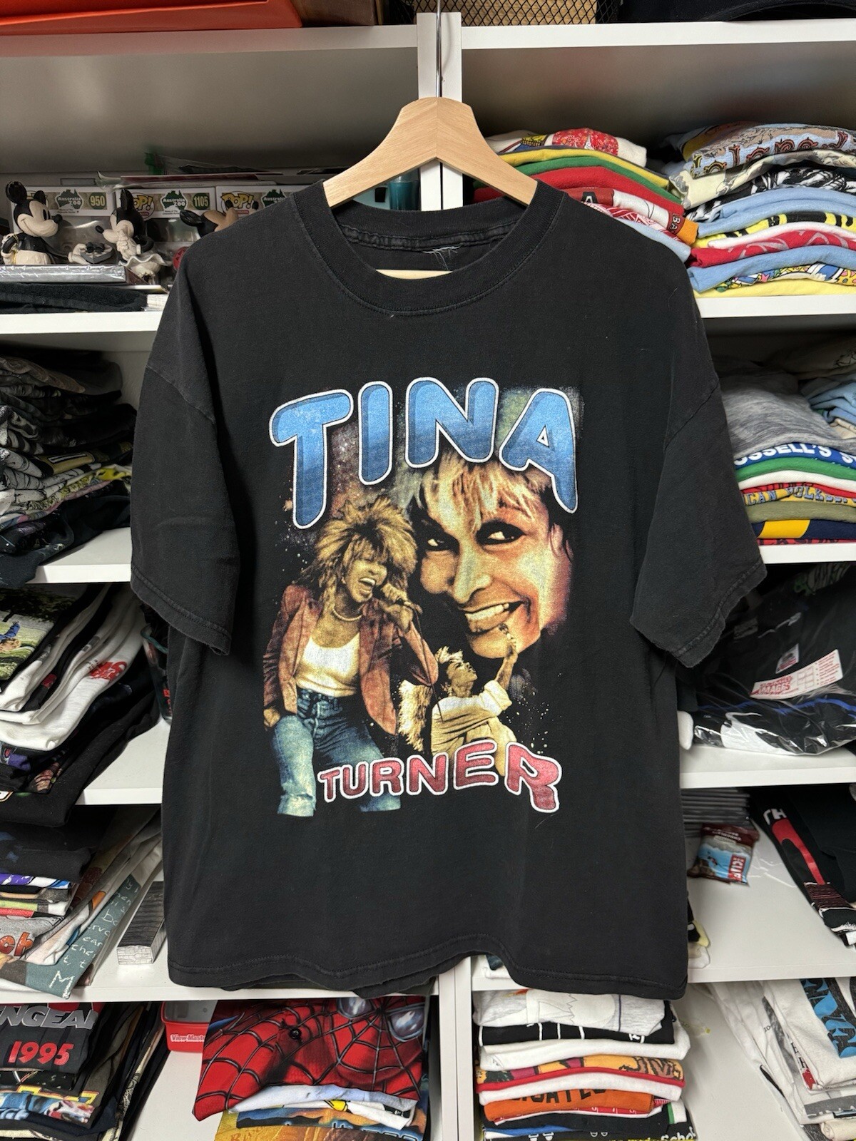 Vintage Band ' TINA TURNER Rap Bootleg Style T Shir 1990s vintage concert t-shirt, vintage, size XL, single stitch, B+ condition