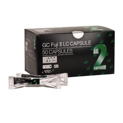GC Fuji II LC Radiopaque 50 Capsules Light-Cured Glass Ionomer Restorative A2 