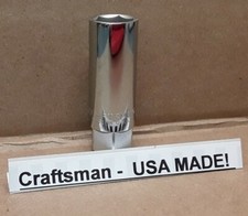 Craftsman 58 Spark Plug Socket 38 Dr. Rubber Insert 43324 Series Ee New Usa