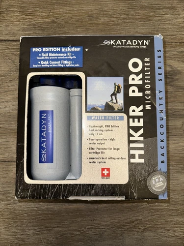 Katadyn Hiker Pro Edition Water Filter System Camping Backpacking Gear New