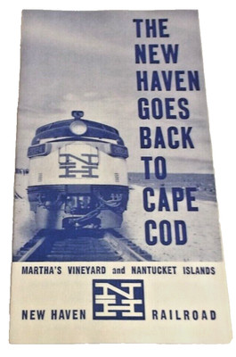 APRIL 1960 NEW HAVEN RAILROAD CAPE COD SERVICE PUBLIC TIMETABLE FORM 100
