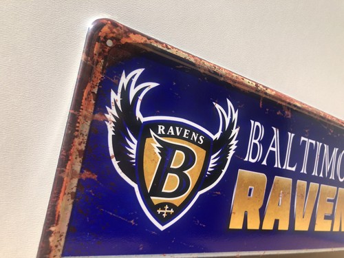 Metal sign Baltimore Ravens vintage Baltimore Ravens wall art stadium Ravens - Picture 3 of 10