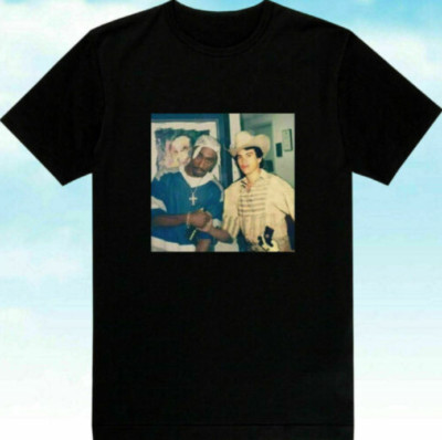 New Chalino Sanchez Shirt Short Sleeve Black T-shirt