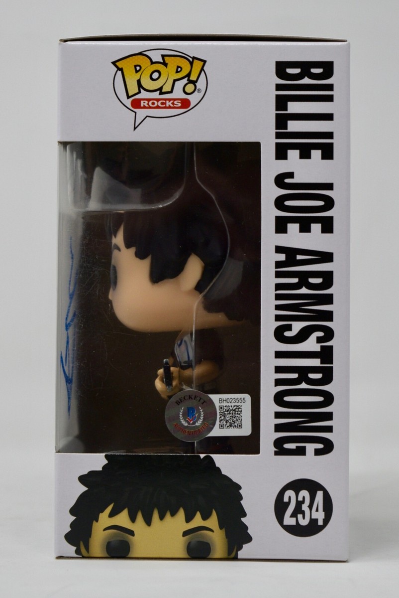 Billie Joe Armstrong Green Day Signed Funko Pop Figure Autograph