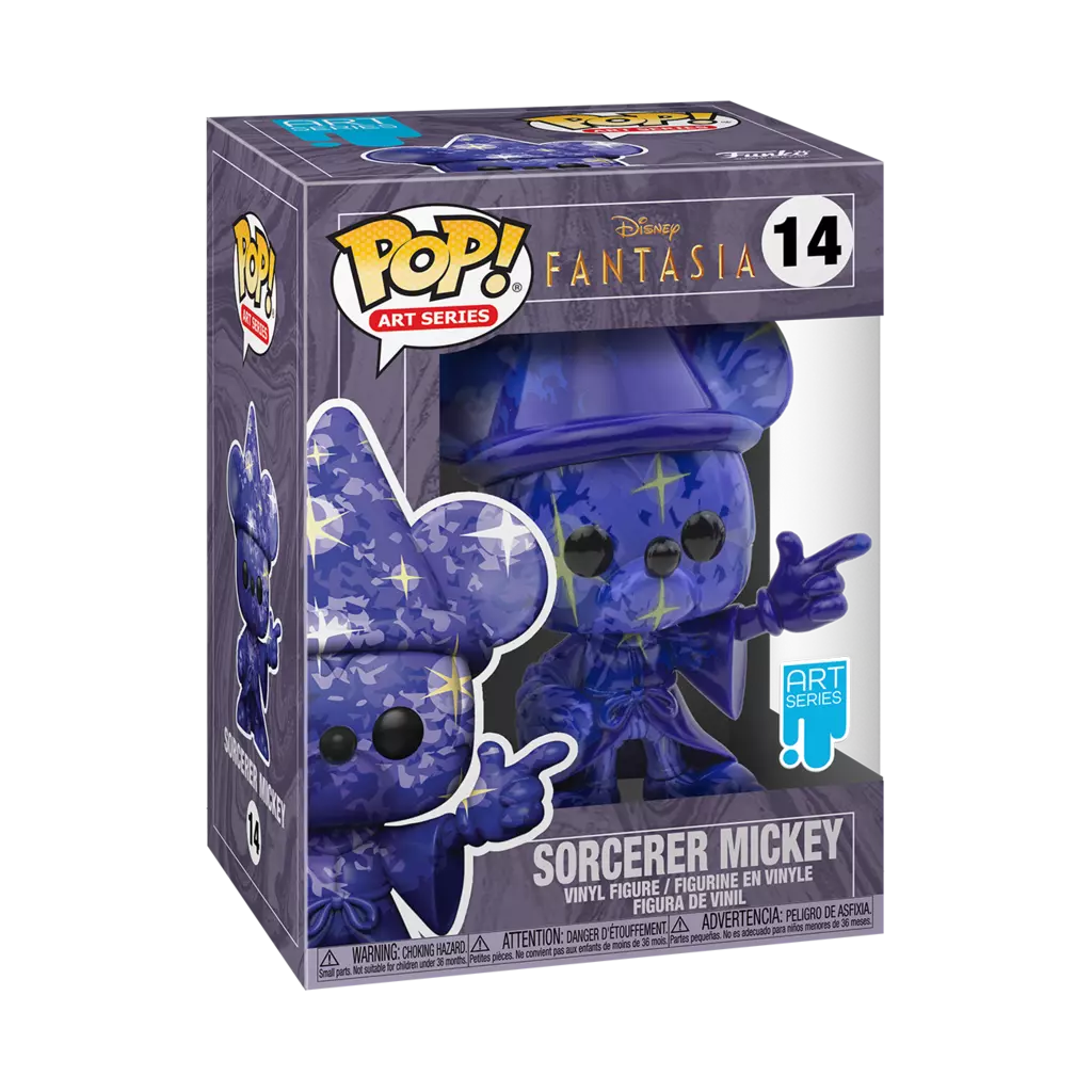 Sorcerer Mickey (Starry Sky, Fantasia, Art Series, Sealed Stack) 14  [Damaged: 6/10]