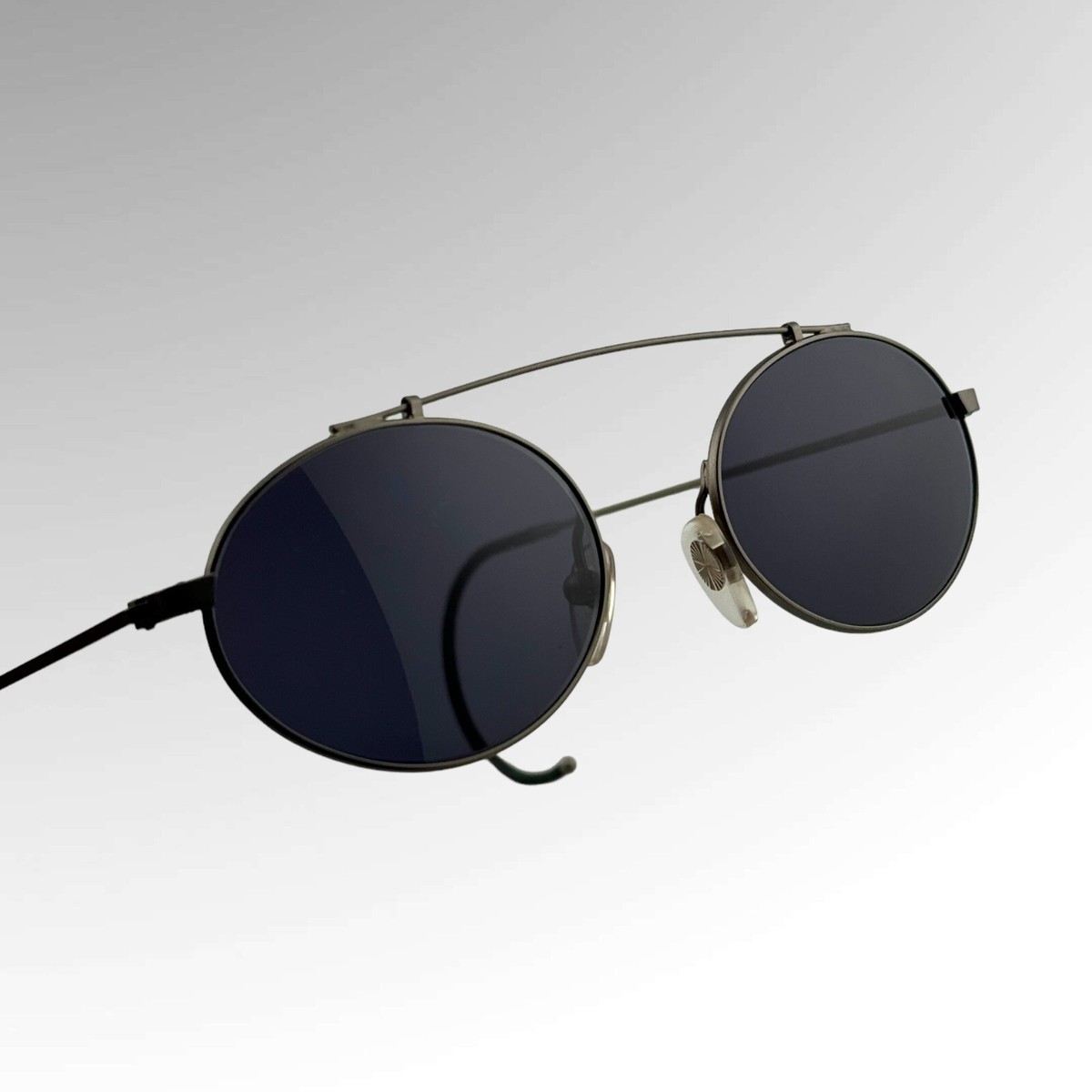 Authentic RARE Vintage CP Company 236 Steampunk Light Frame 90’s Oval  Sunglasses