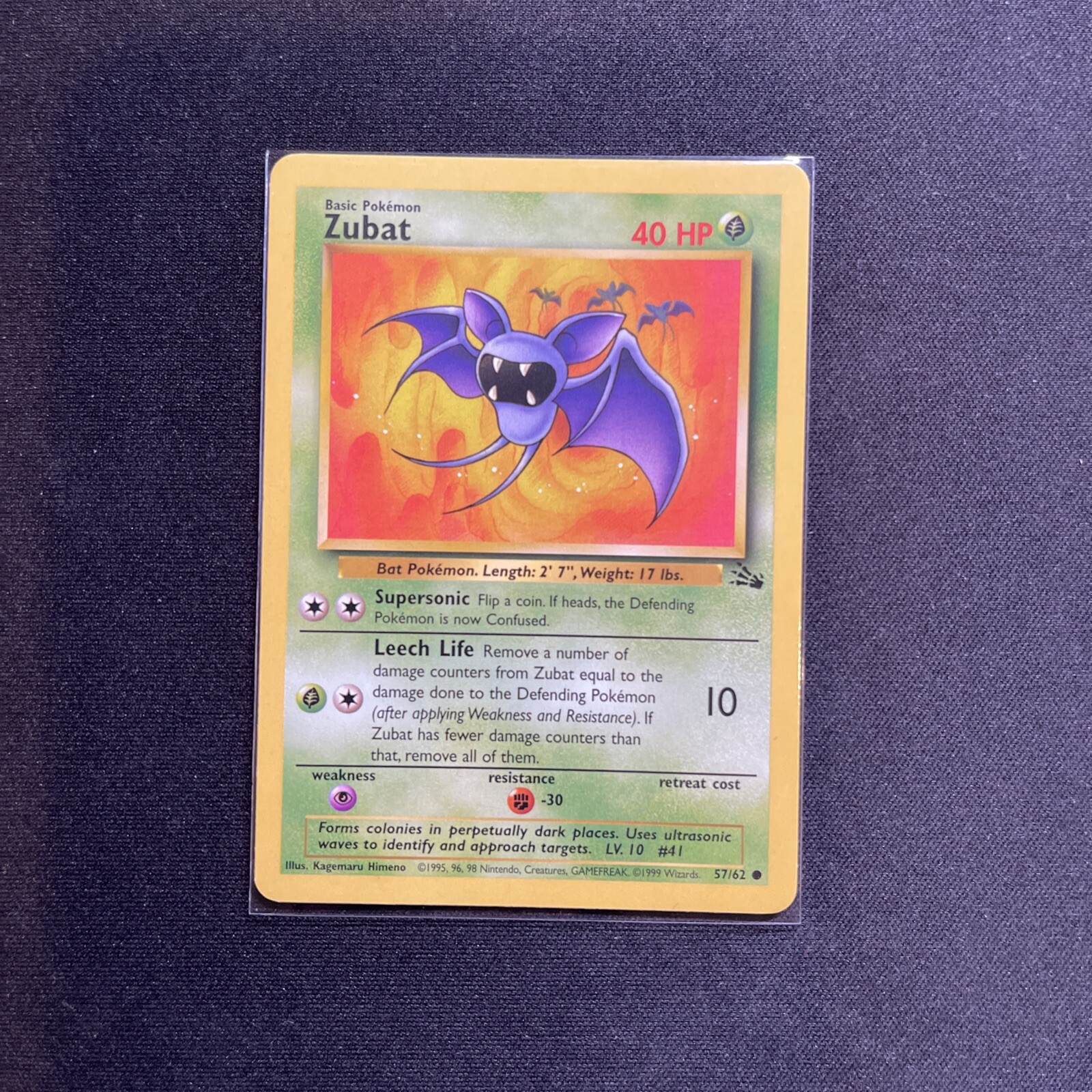 Zubat 57/62 Fossil NM