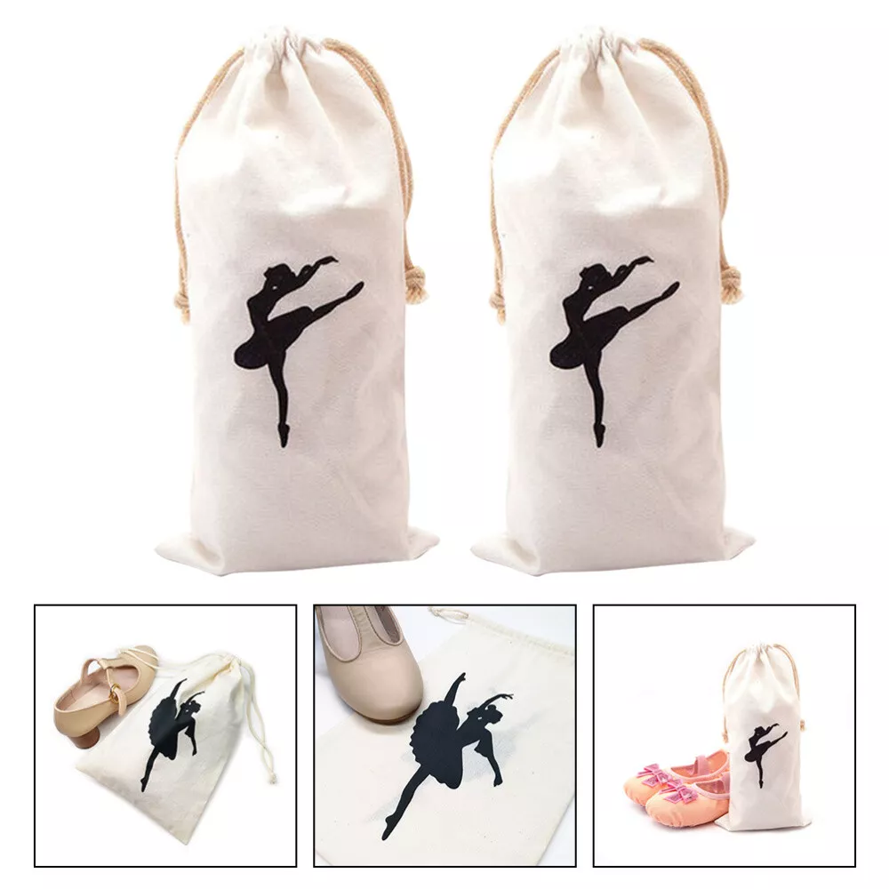 2Pcs sneaker bag for travel dance shoe organizer shoe drawstring