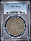 1921-S $1 Morgan Silver Dollar PCGS VF 35