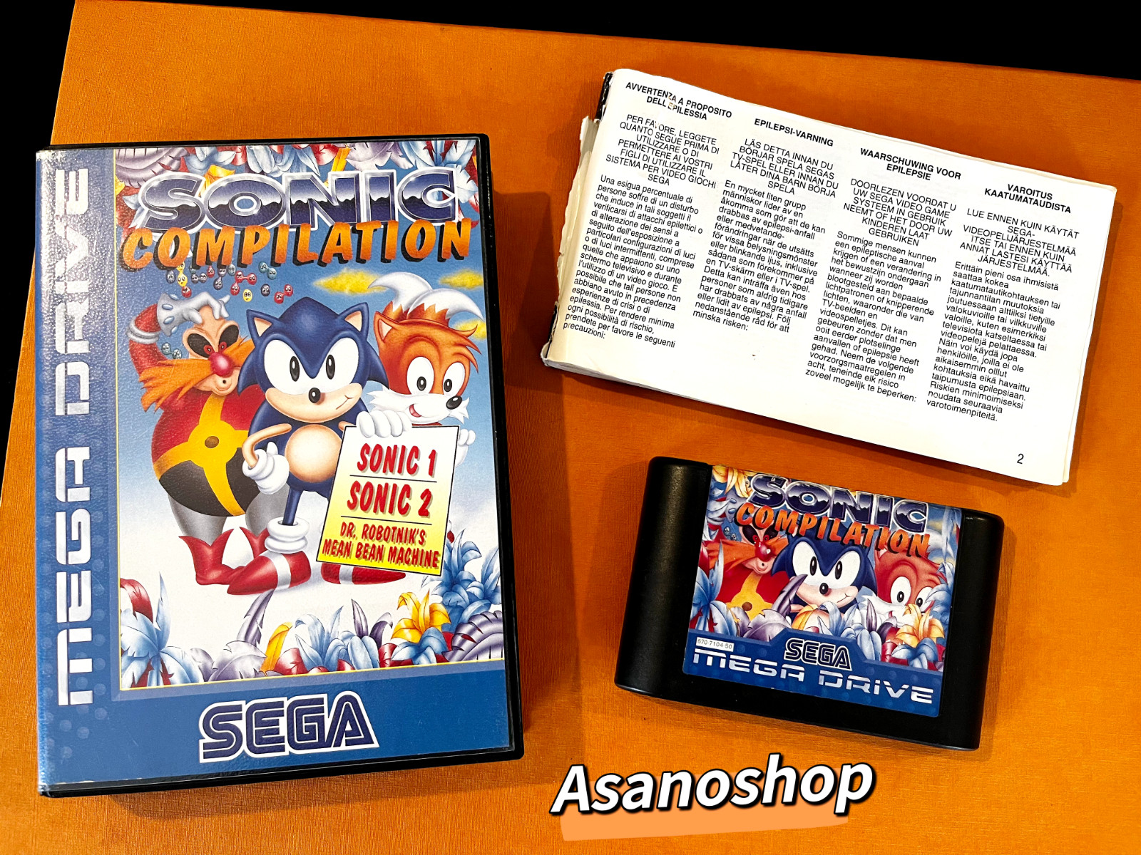 SONIC COMPILATION  SEGA MEGADRIVE