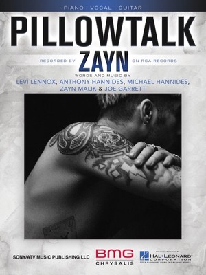 Pillowtalk Sheet Music Piano Vocal Book Zayn Malik NEW 000160287