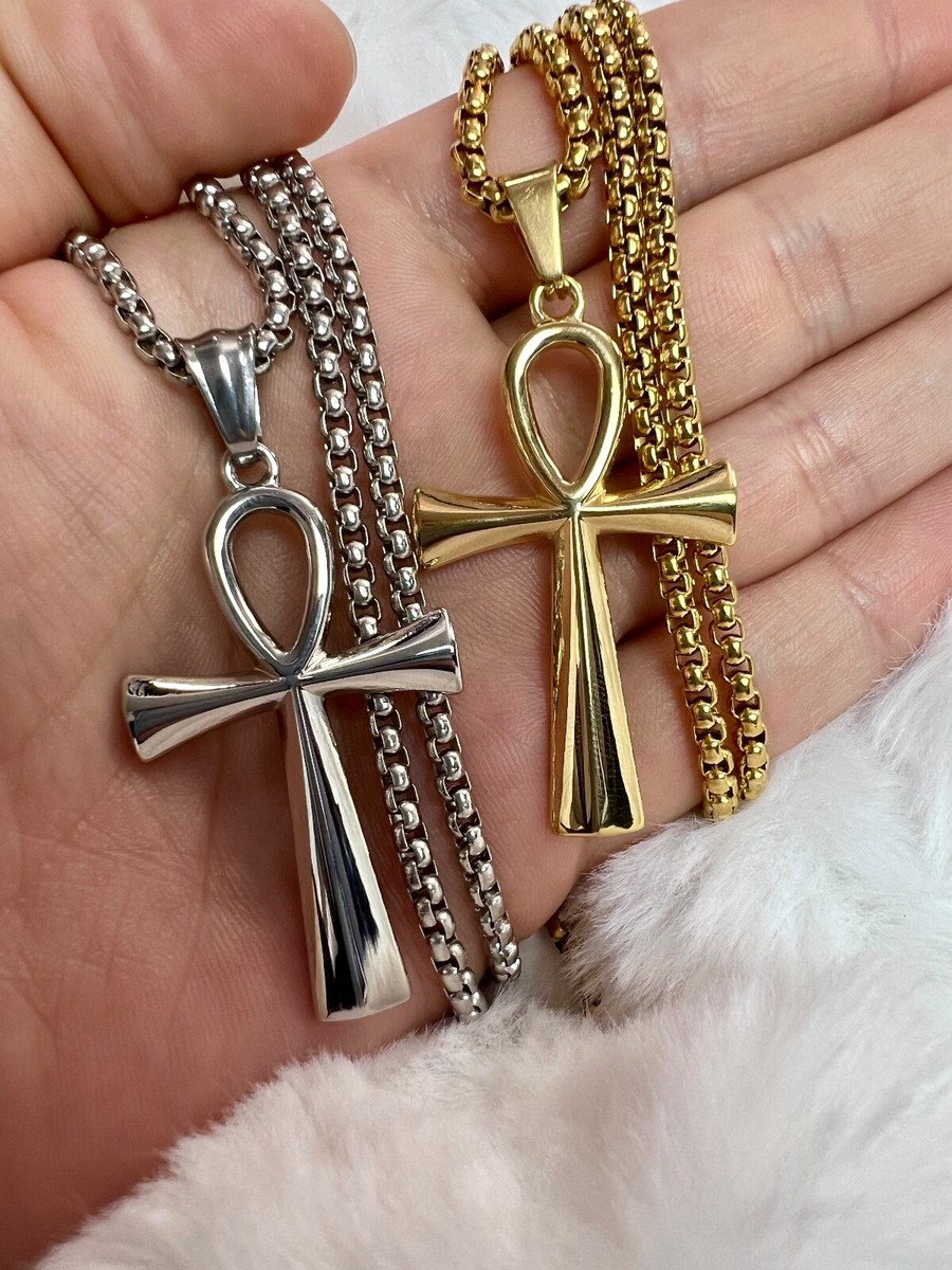 Egyptian Ankh Cross Pendant 22