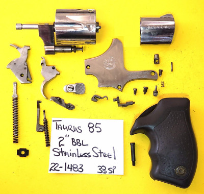 TAURUS 85 in 38 SPL 2 '' PORTED BARREL NICKEL CYLINDER ITEM # 22-1483