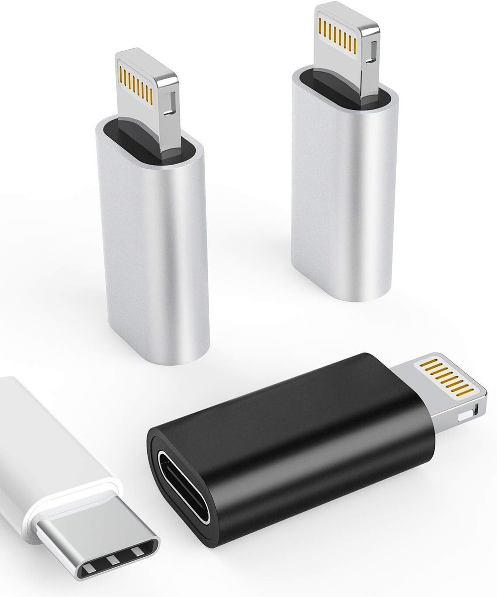 USB C to Lightning Adapter Pack [Mfi Certified] Lightning Female - Main Image