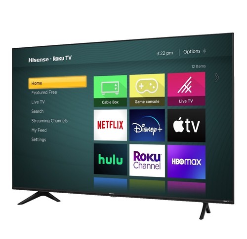 Hisense 65 inch 65R6E4 4320p CRT Smart TV Black 4K Resolution