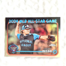 2024 Topps Update Chrome - All Star Game - Logan Webb  - CARD  # ASGC 31