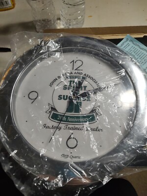 Vintage John D. Roba And Associates Wall Clock  20 Th. Annv. 1979-99 NOS