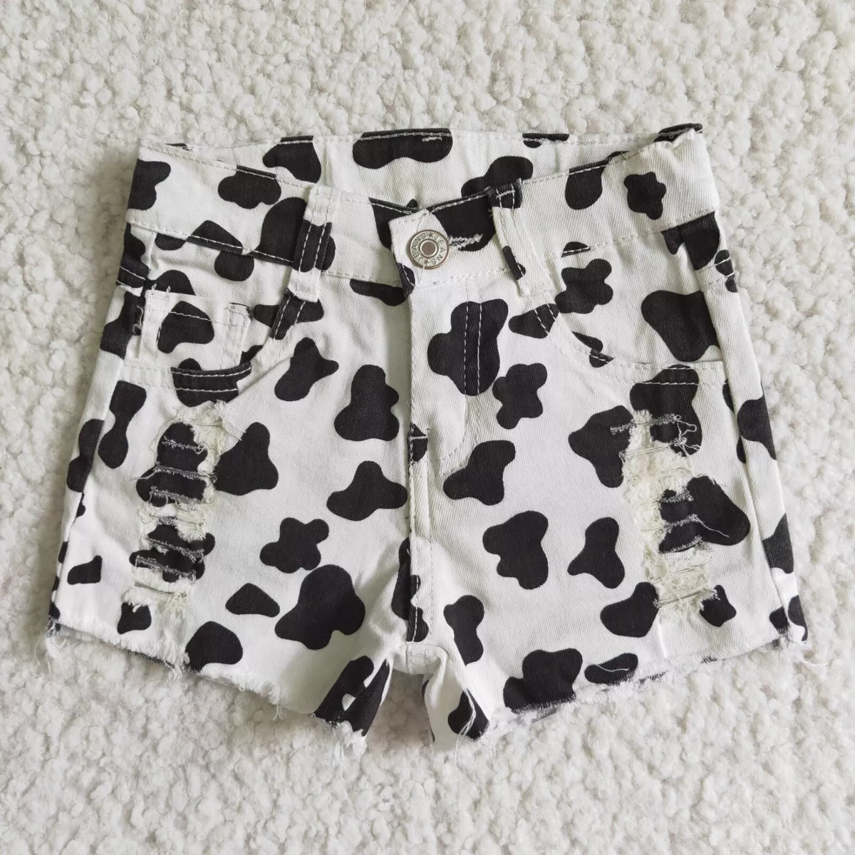 Cow hotsell print jeans