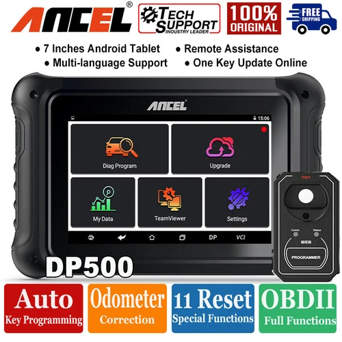 ANCEL DP500 OBD2 Scanner Kilometerstand Korrektur Kilometerzähler Werkzeug Schlüsselanhänger K~y PROGRAMM USA - Bild 13 von 13