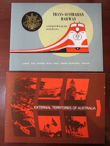 Trans-Australian Railway COMMONWEALTH RAILWAYS Book, Vintage 1970's Travel Guide