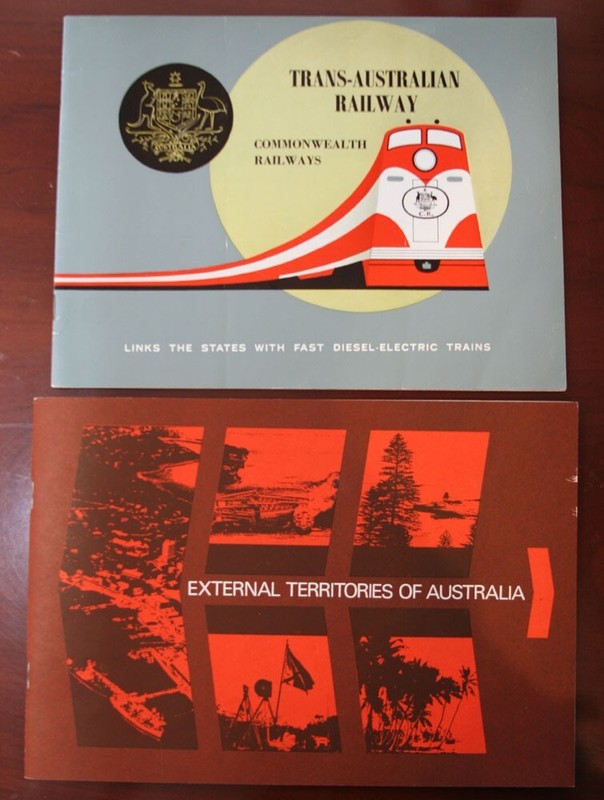 Trans-Australian Railway COMMONWEALTH RAILWAYS Book, Vintage 1970's Travel Guide