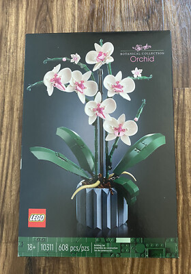 NEW Sealed In Box Botanical Collection 608Pcs Lego # 10311 Orchid