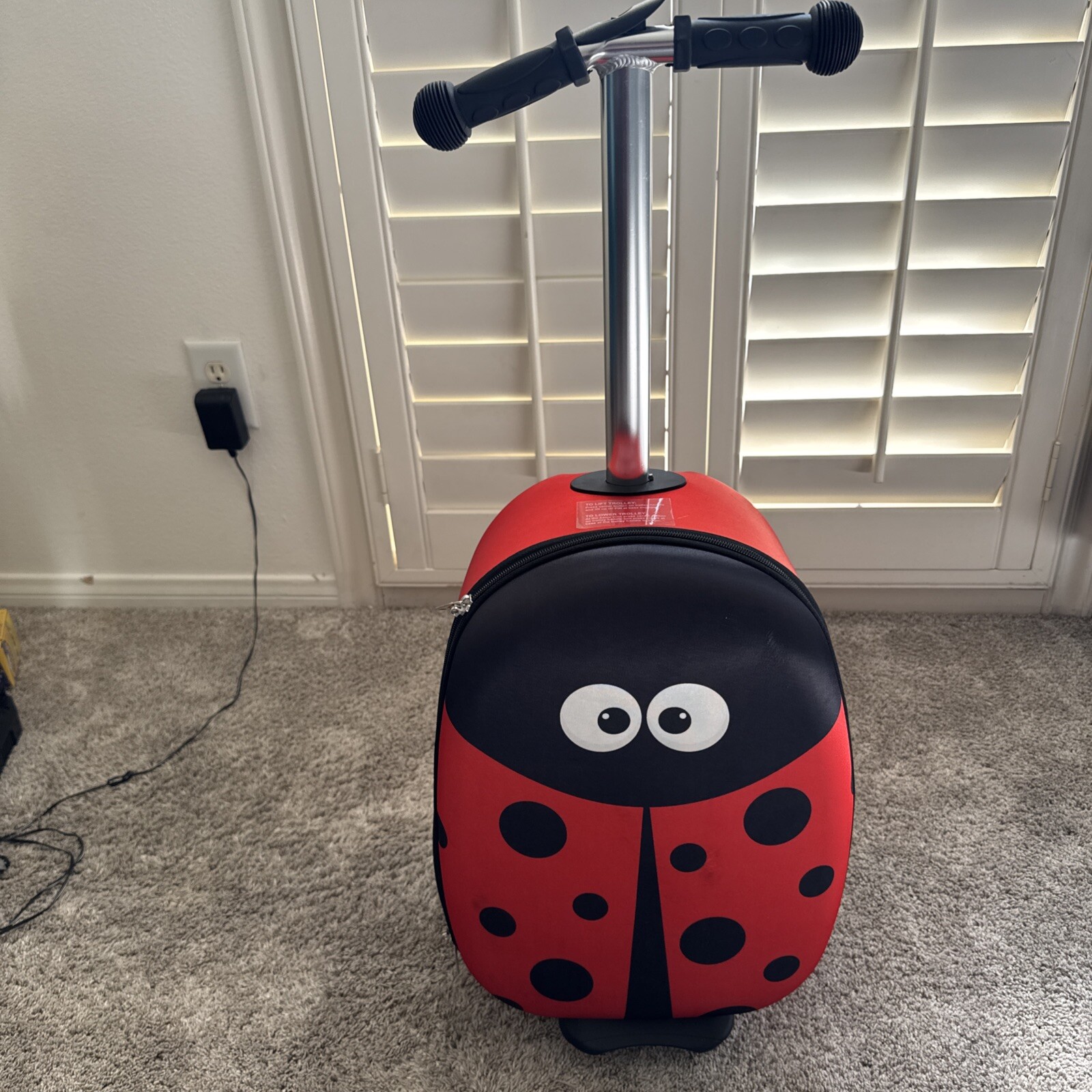 Viggio Ladybug Bambino Ride on Scooter Luggage