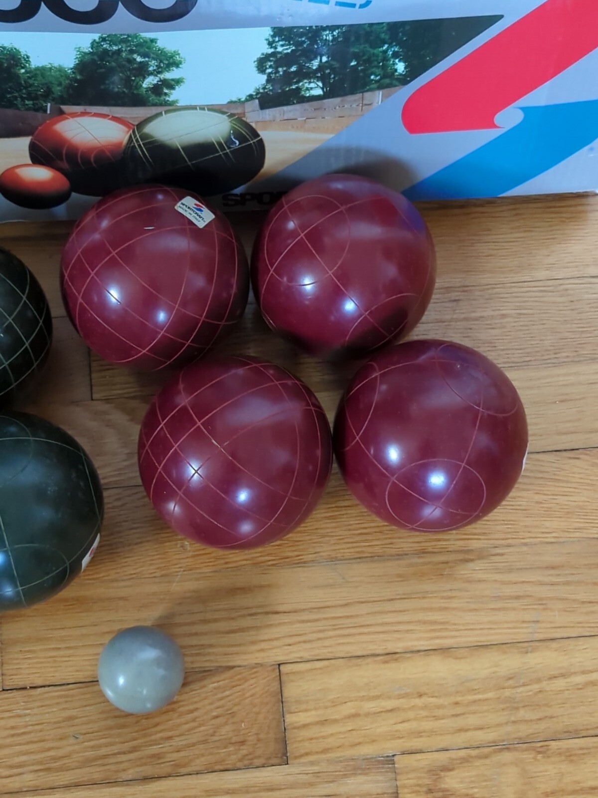 Vintage Sportcraft Bocce Ball Set Original Box Made in Italy eBay