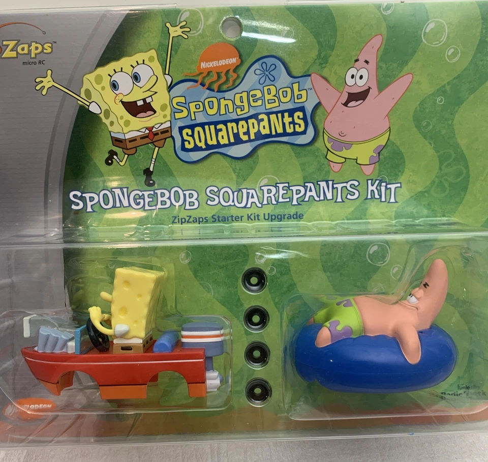 Zip Zaps Micro mustang cobra RC W/ Pfrm Booster Upgrade & SpongeBob Kits NIB - Image 4 of 4