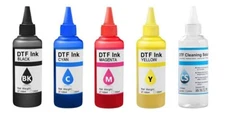5*100ML DTF INK for Epson L1800 L800 L805 DX5 DX7 I3200 I4720 I5113 Printer