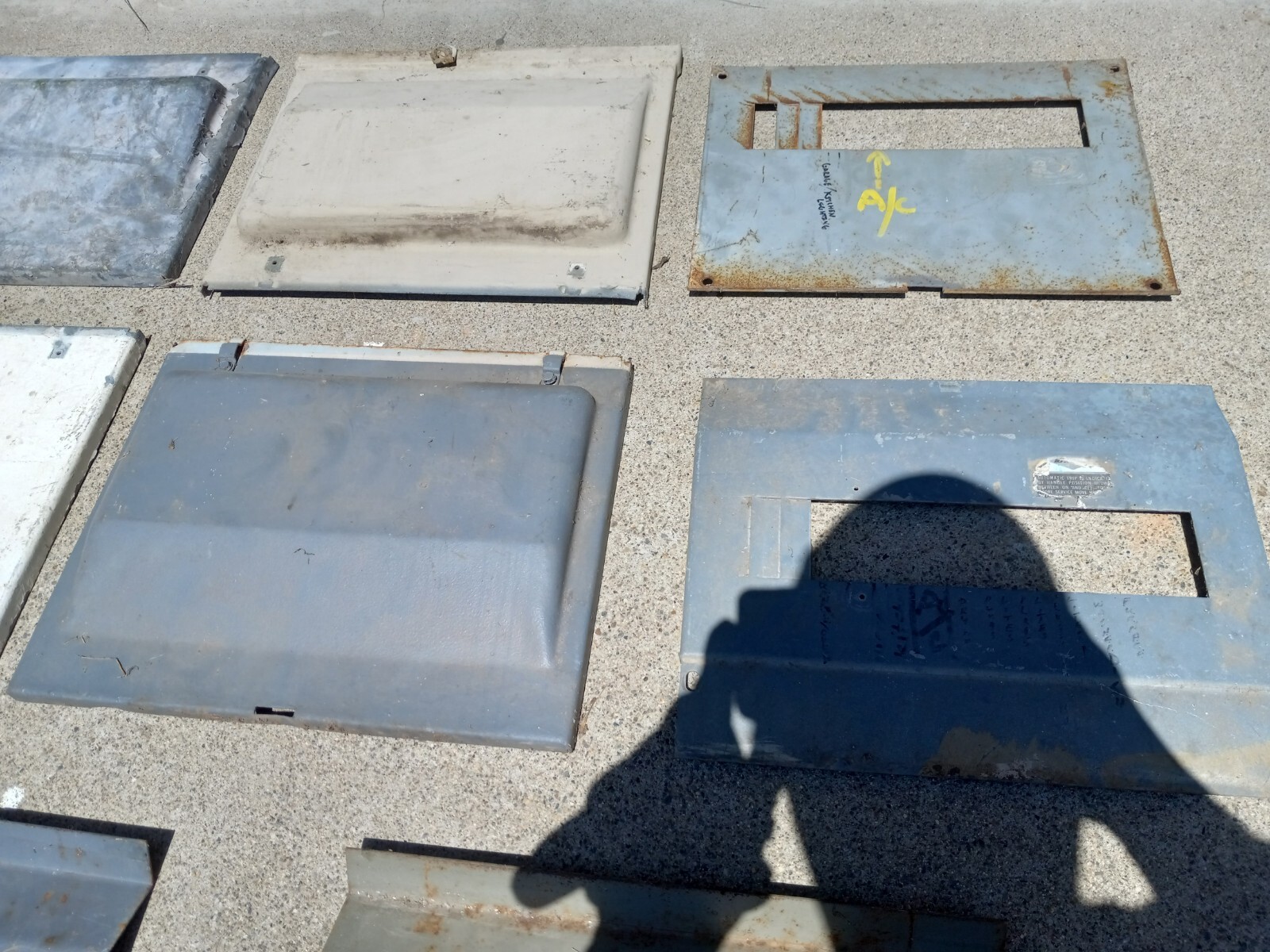 Lot 8 Zinsco Panel Parts Dead Front & Panel Cover Sylvania eBay