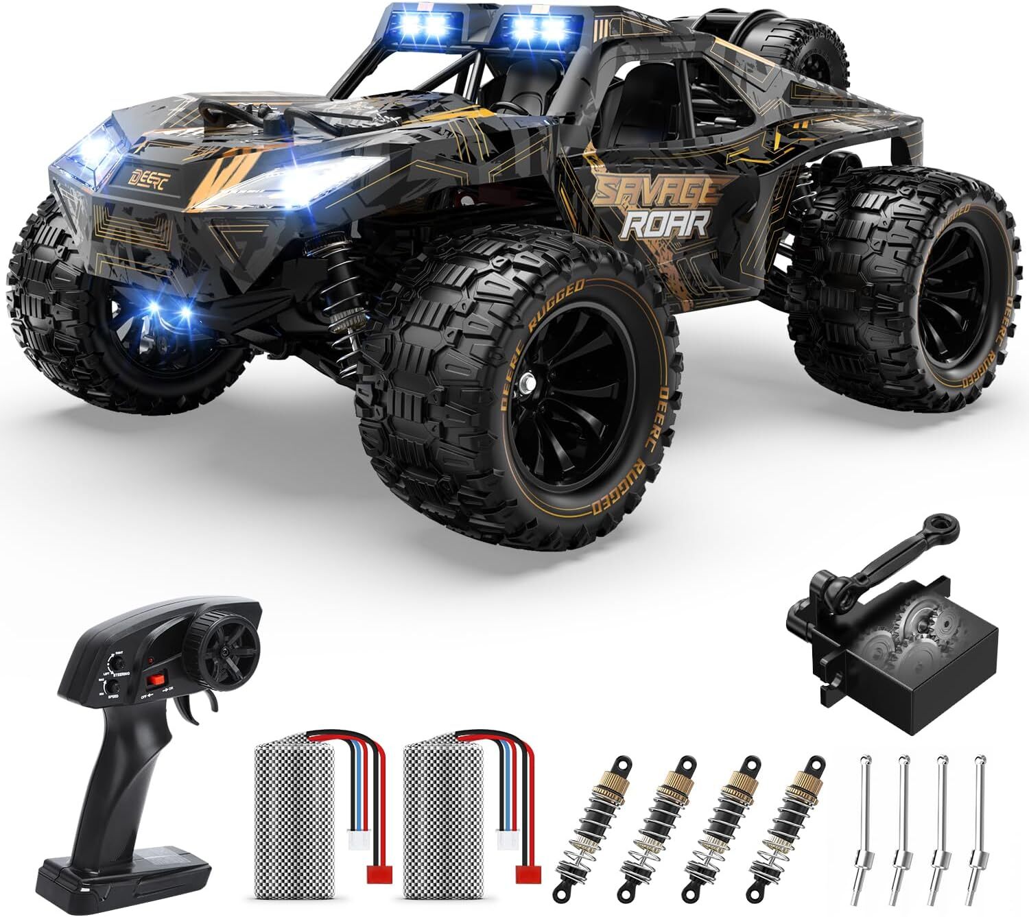 40km/h High Speed Rc Monster Truck Offroad Xmas Gift