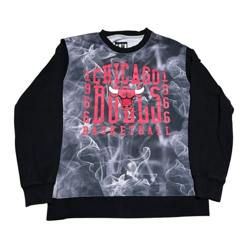 NBA Chicago Bulls Logo Multicolor Crewneck Sweatshirt Adult Large