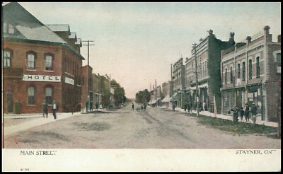Kanada, Ontario: Main Street, Stayner. Unbespielt. k2