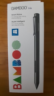 TOP! NEU! Wacom Bamboo Ink-Active Stylus CS323AG0B Eingabestift grau Silber