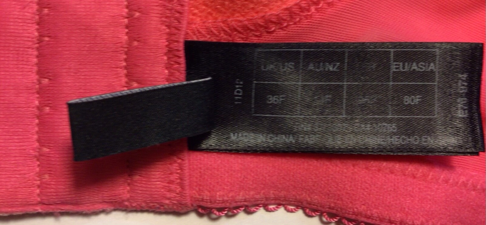 Elle Macpherson Intimates Size 36F Underwire Bra - image 8