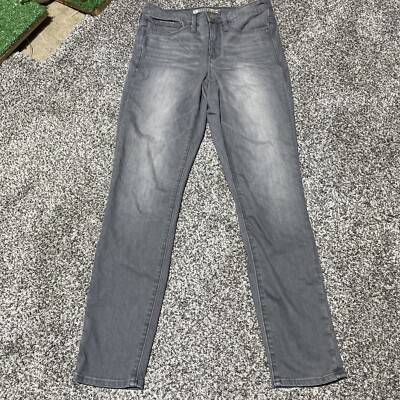 Athleta Jeans Women Grey Sculptek Skinny Mid Rise Stretch