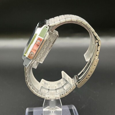 希少品 稼動品 CASIO AX-210 腕時計 Casio AX-210 Alarm Chronograph Digital Watch Wrist17cm Used