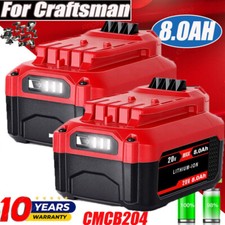 V20 8.0Ah For Craftsman 20Volt MAX Lithium-ion Battery CMCB204 CMCB202 CMCB206