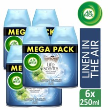 Air Wick Life Scents Freshmatic Freshener Twin Refill Linen 250ml Pack of 3
