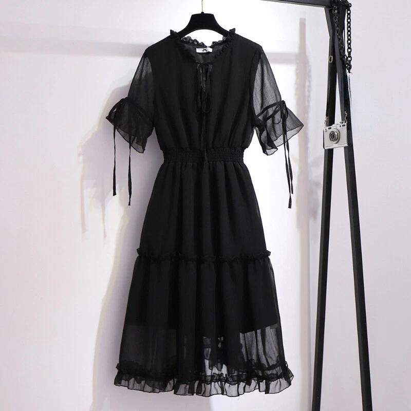 Vestiti Donna Estivi Corto Eleganti Casual Vacanza Vestito Mare Manica