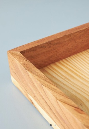 Anthropologie Be Home Wood Tray Vanity Tray Bathroom NWT - Picture 4 of 12