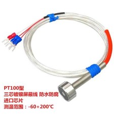 Type K/PT100 Magnetic Thermocouple, High Temperature, Probe Sensor 450 ℃