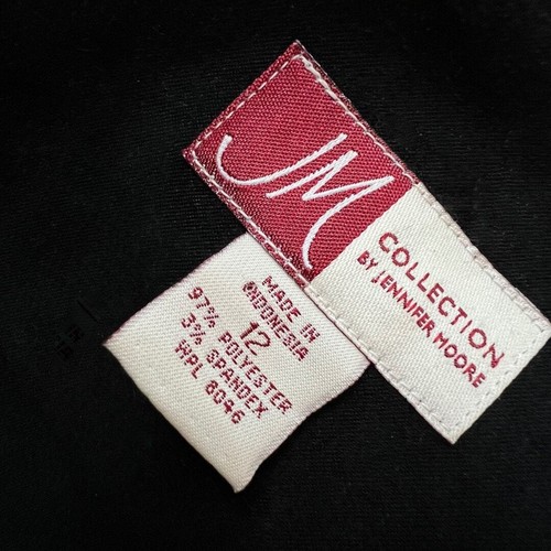 Vintage 90s JM Jennifer Moore Purple & Black Colorblock Zip Up Jacket - Picture 6 of 6