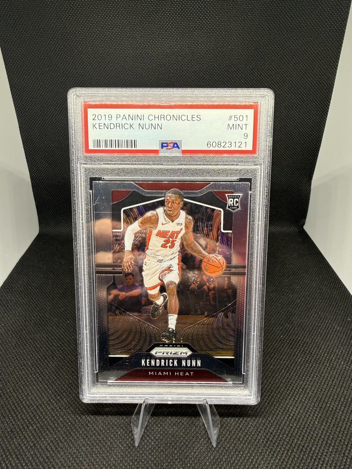 EL.218 Kendrick Nunn 2019 Panini Chronicles #501 Rookie RC Prizm Update PSA 9