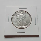 AU/BU?  1944 D  90% Silver Liberty Walking half Dollar!!    Nice coin!  A20