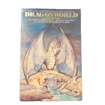 Dragonworld Epic Fantasy, Byron Preiss & J Michael Reaves 1979 1st Ed PB, COOL!