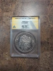 1890-S $1 Morgan Silver Dollar ANACS AU 50